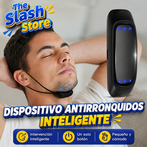 Dispositivo Antirronquidos EMS Portátil – Aparato Silencioso para Reducir los Ronquidos, Cómodo y Recargable por USB