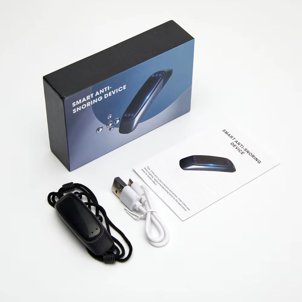 Dispositivo Antirronquidos EMS Portátil – Aparato Silencioso para Reducir los Ronquidos, Cómodo y Recargable por USB